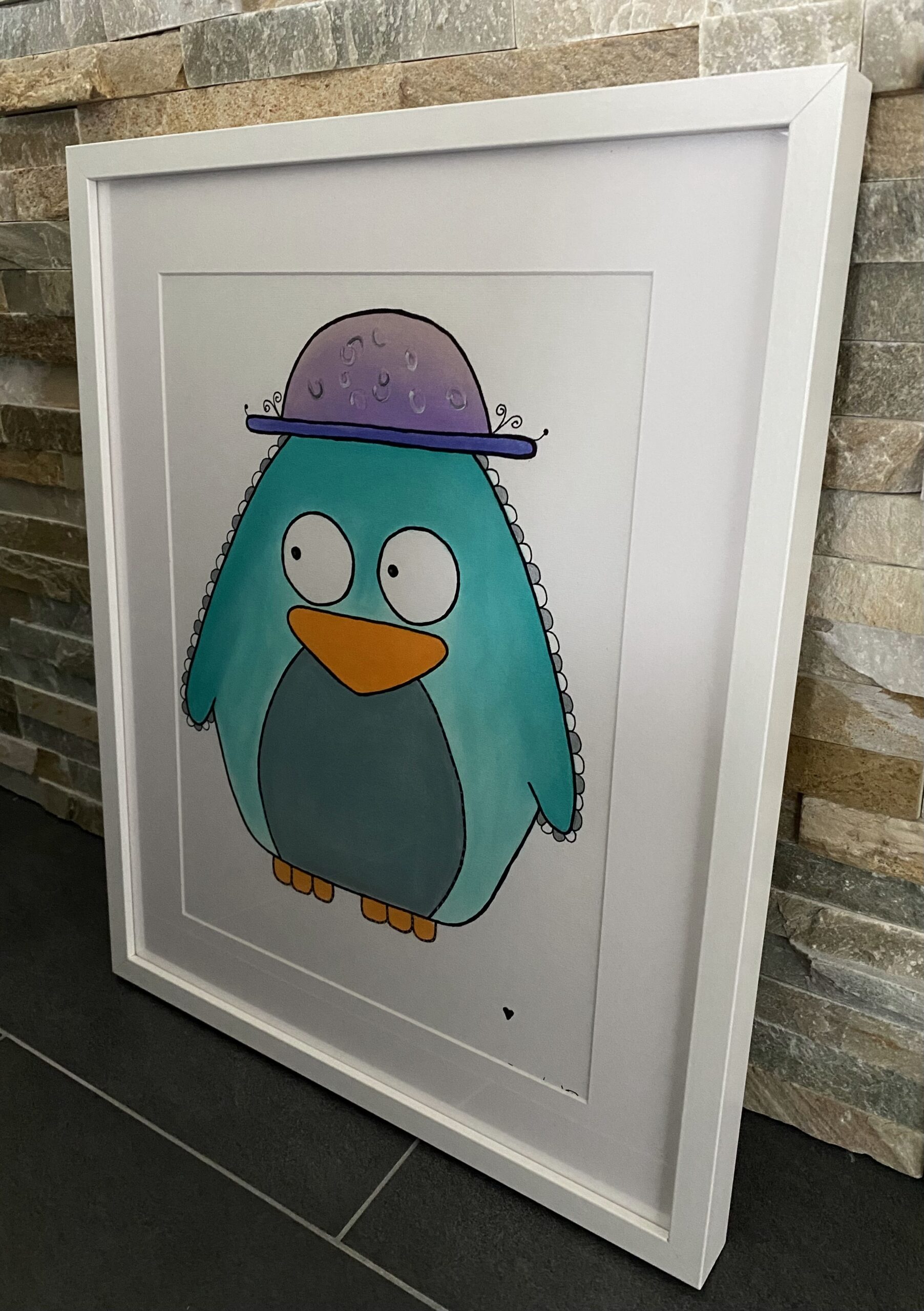 Pinguin mit Hut