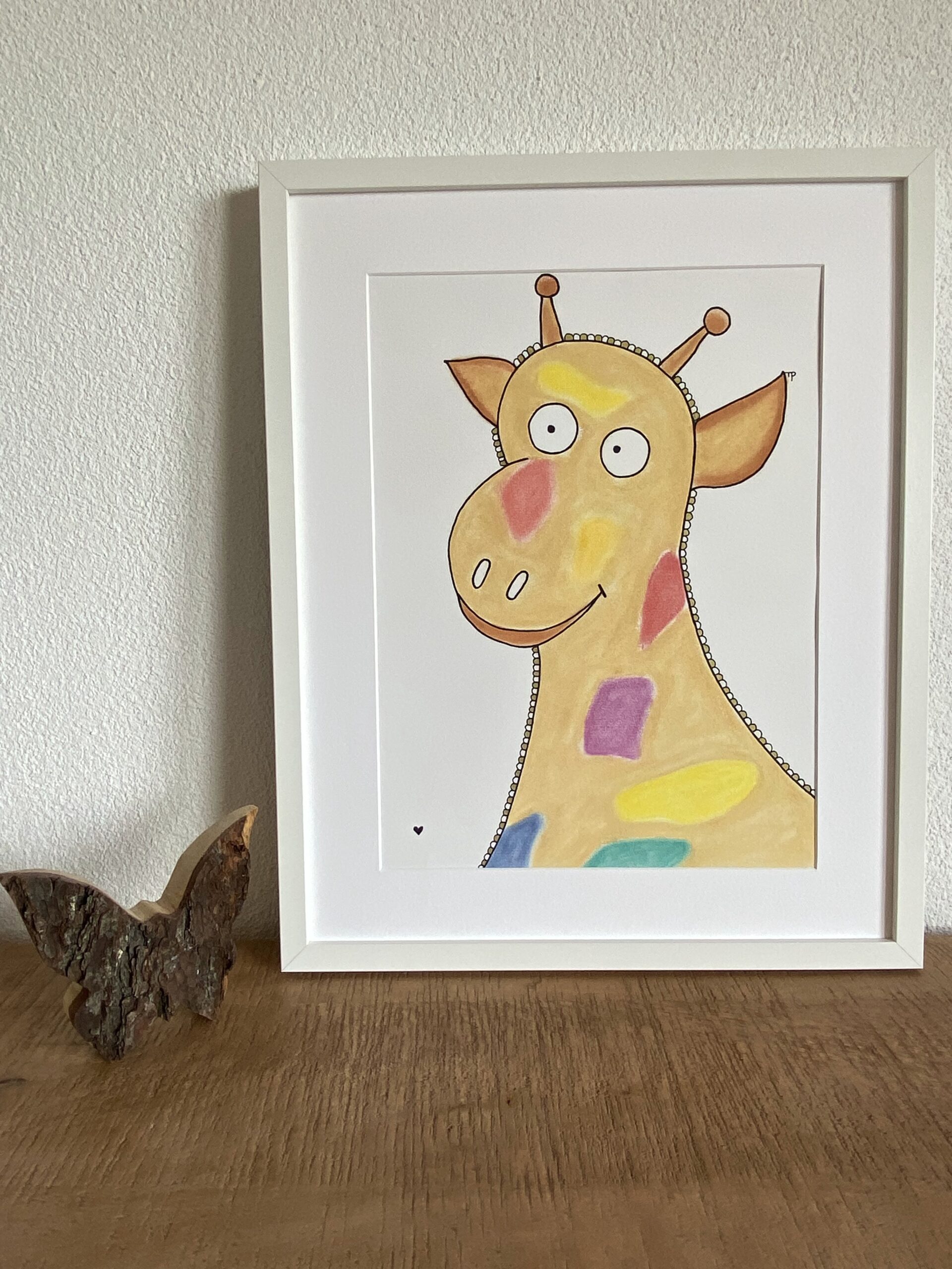 bunte Giraffe