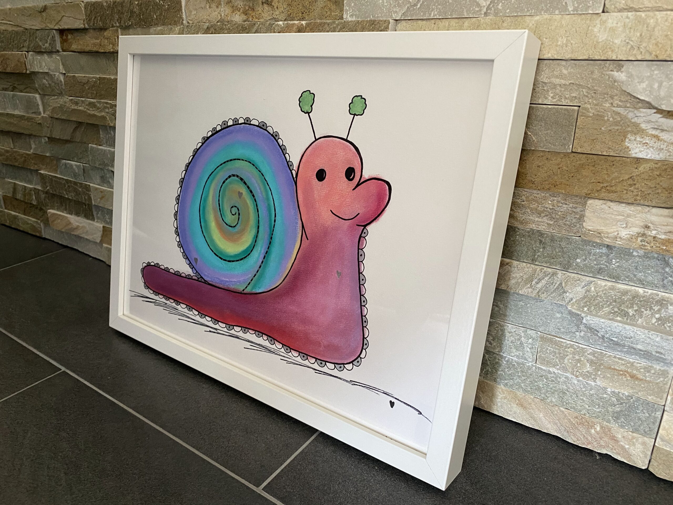 Regenbogen Schnecke