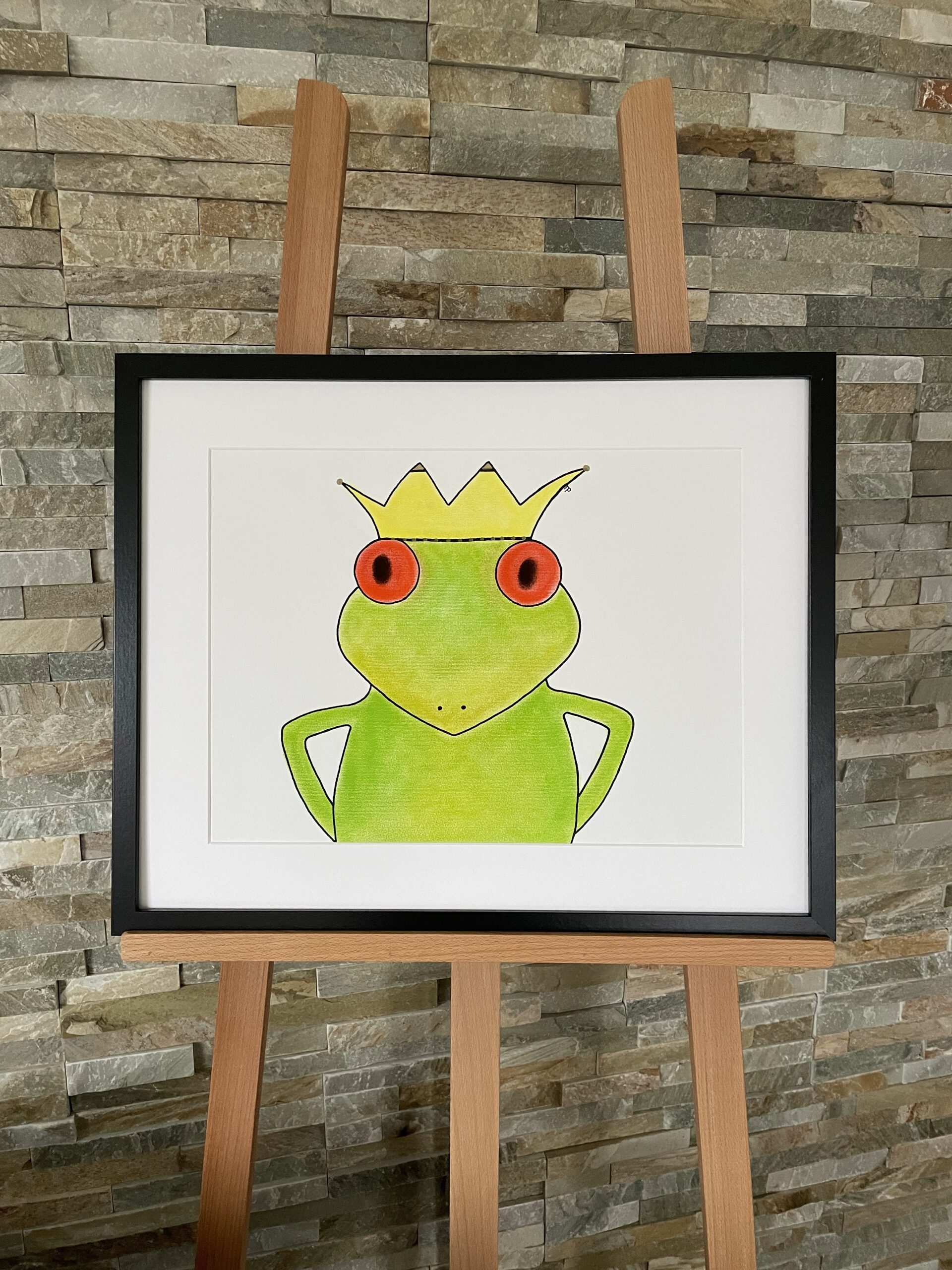 Frosch mit Krone