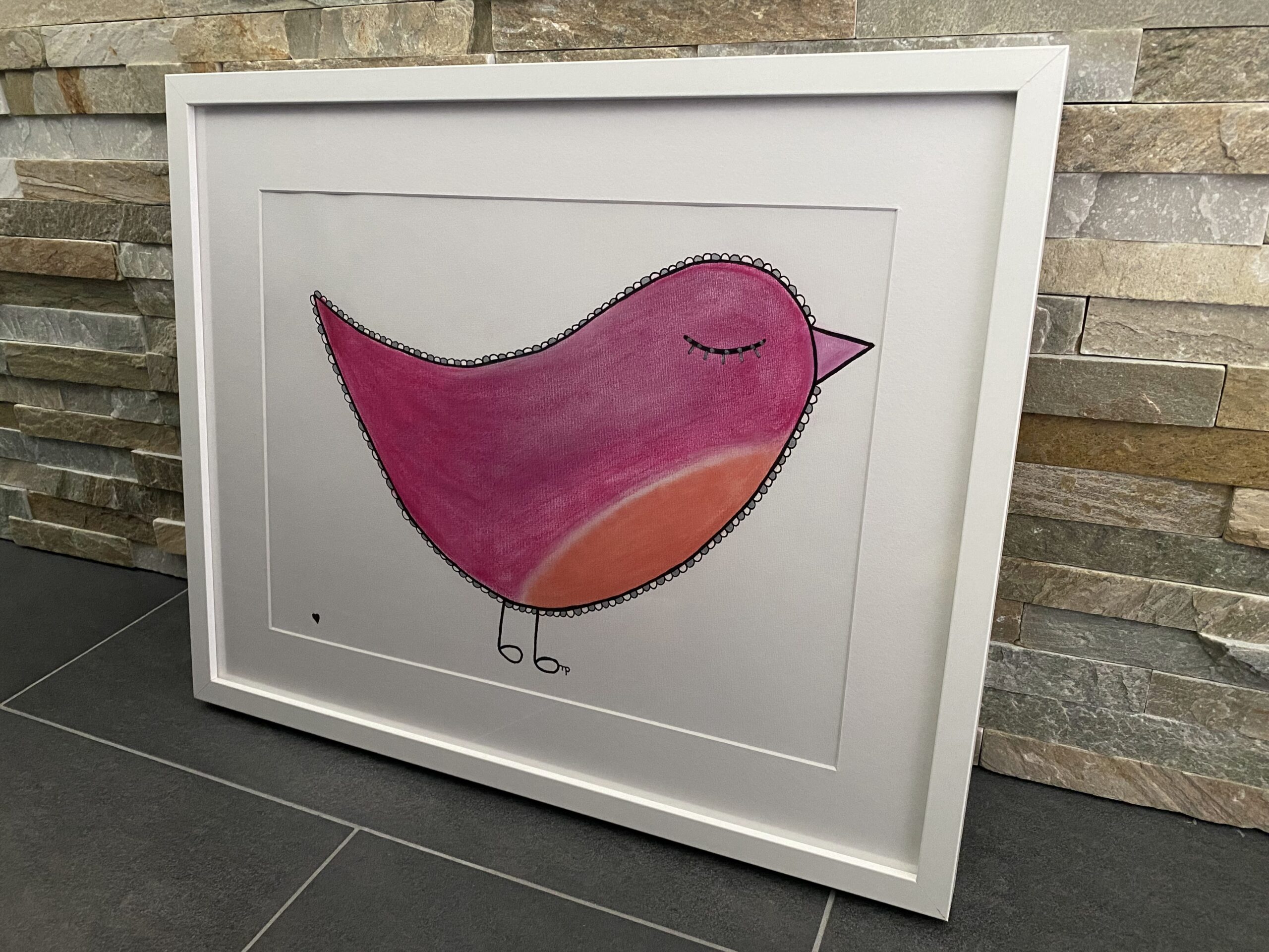 schlafender Vogel