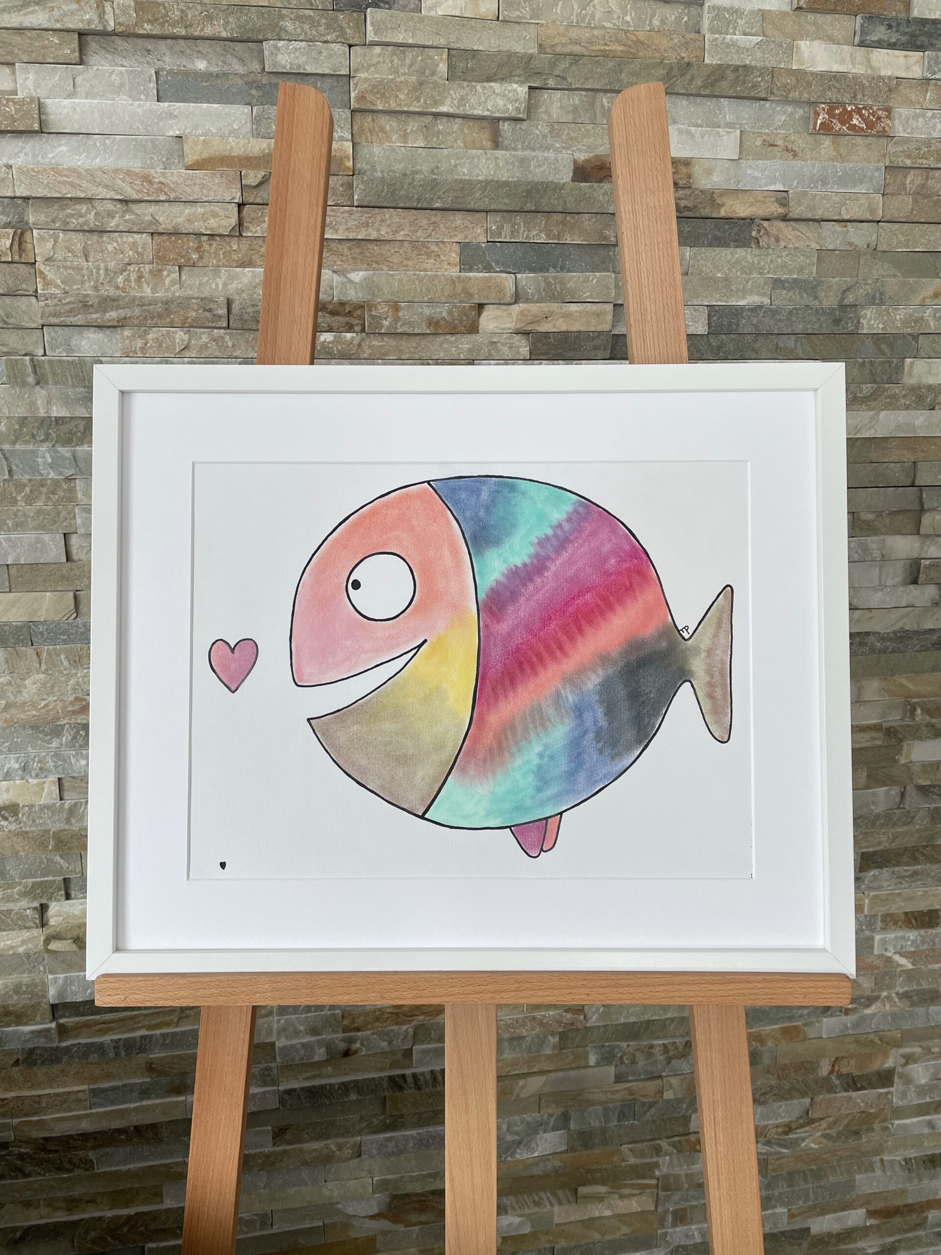 polychromer Fisch